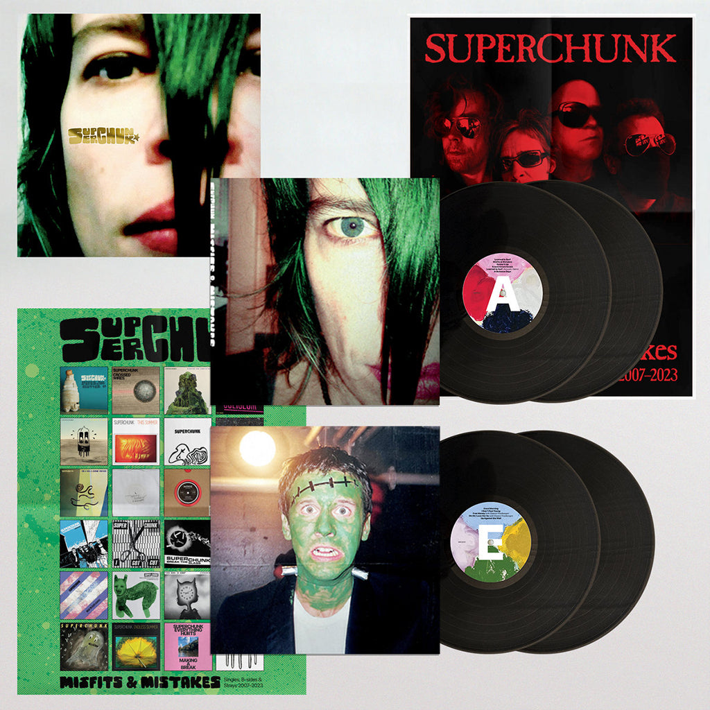 SUPERCHUNK - Misfits and Mistakes: Singles, B-Sides and Strays 2007–2023 (w/ 2 Posters) - 4LP - Slipcase Vinyl Box Set [OCT 27]