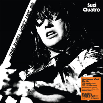 Suzi Quatro - Your Mamma Won't Like Me (50th Anniversary Edition) - 2LP - White & Black Vinyl with bonus Track  [Record Store Day 2025]