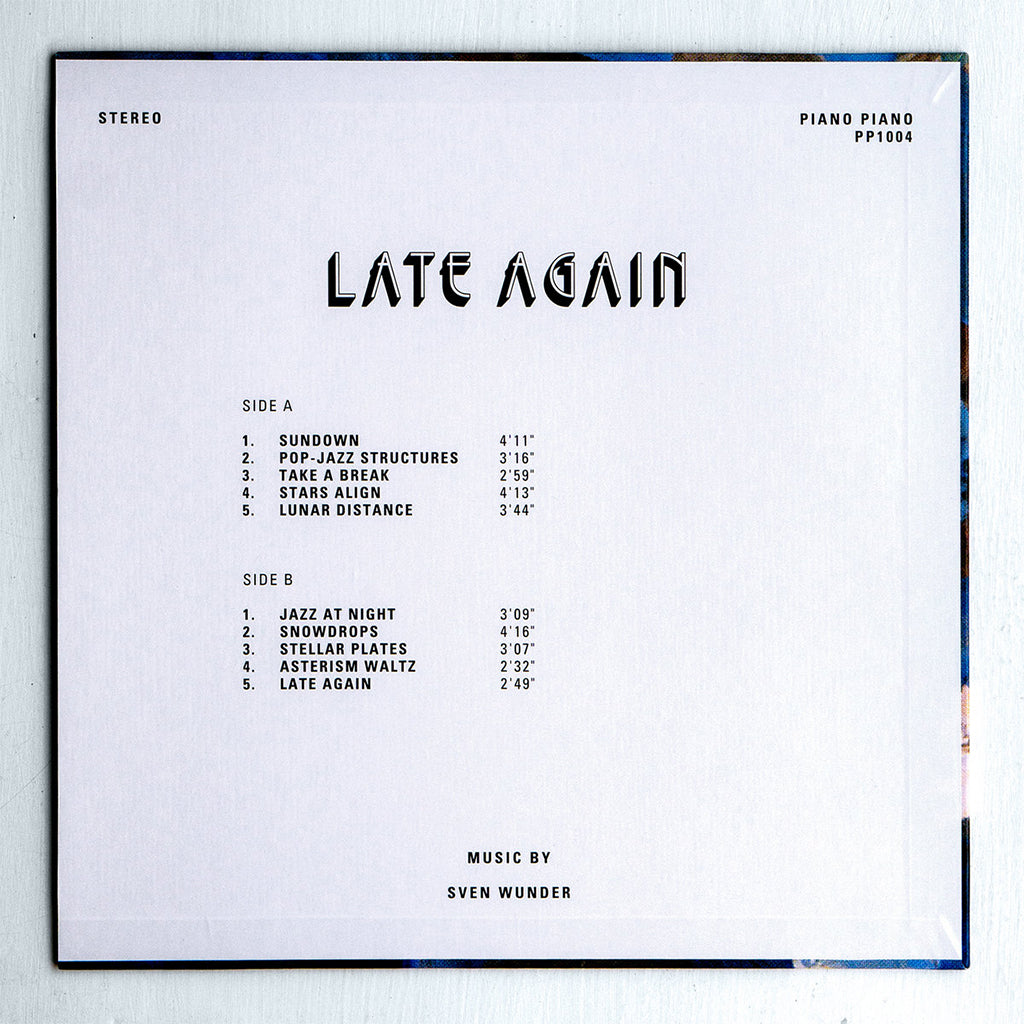 SVEN WUNDER - Late Again - LP - Vinyl [SEP 29]