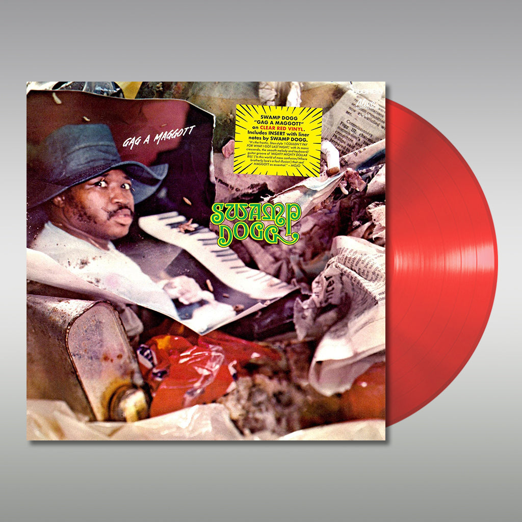 SWAMP DOGG - Gag A Maggott (2023 Reissue) - LP - Clear Red Vinyl