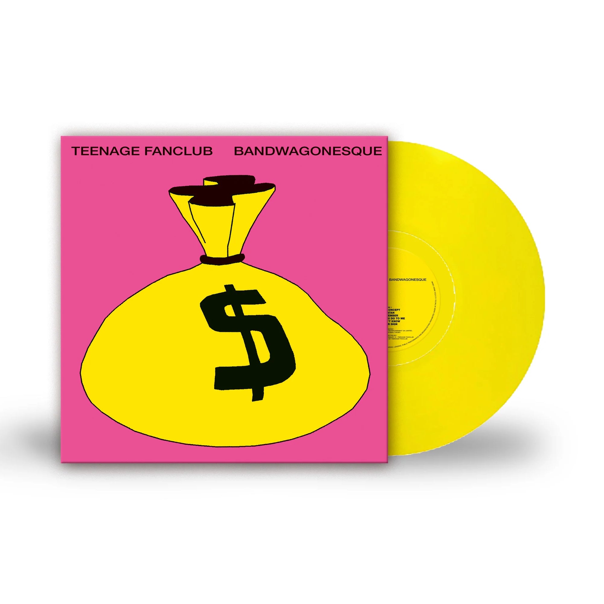 TEENAGE FANCLUB - Bandwagonesque (NAD 2023) - LP - Transparent Yellow Vinyl [OCT 14]
