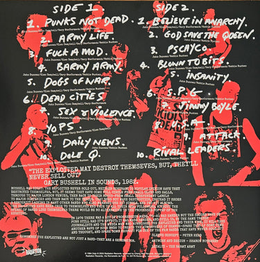 THE EXPLOITED - Totally Exploited (Reissue) - LP - Red Vinyl