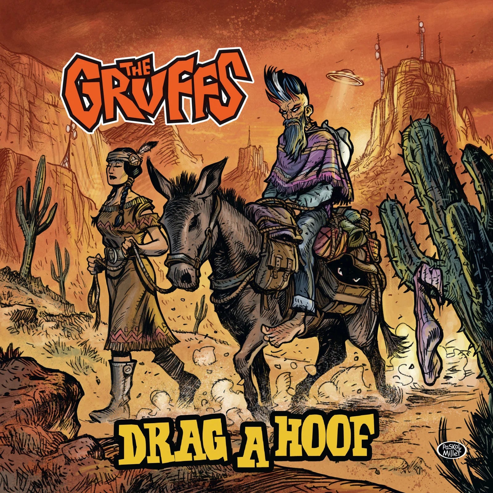 THE GRUFFS - Drag-a-Hoof - 10" - Picture Disc Vinyl