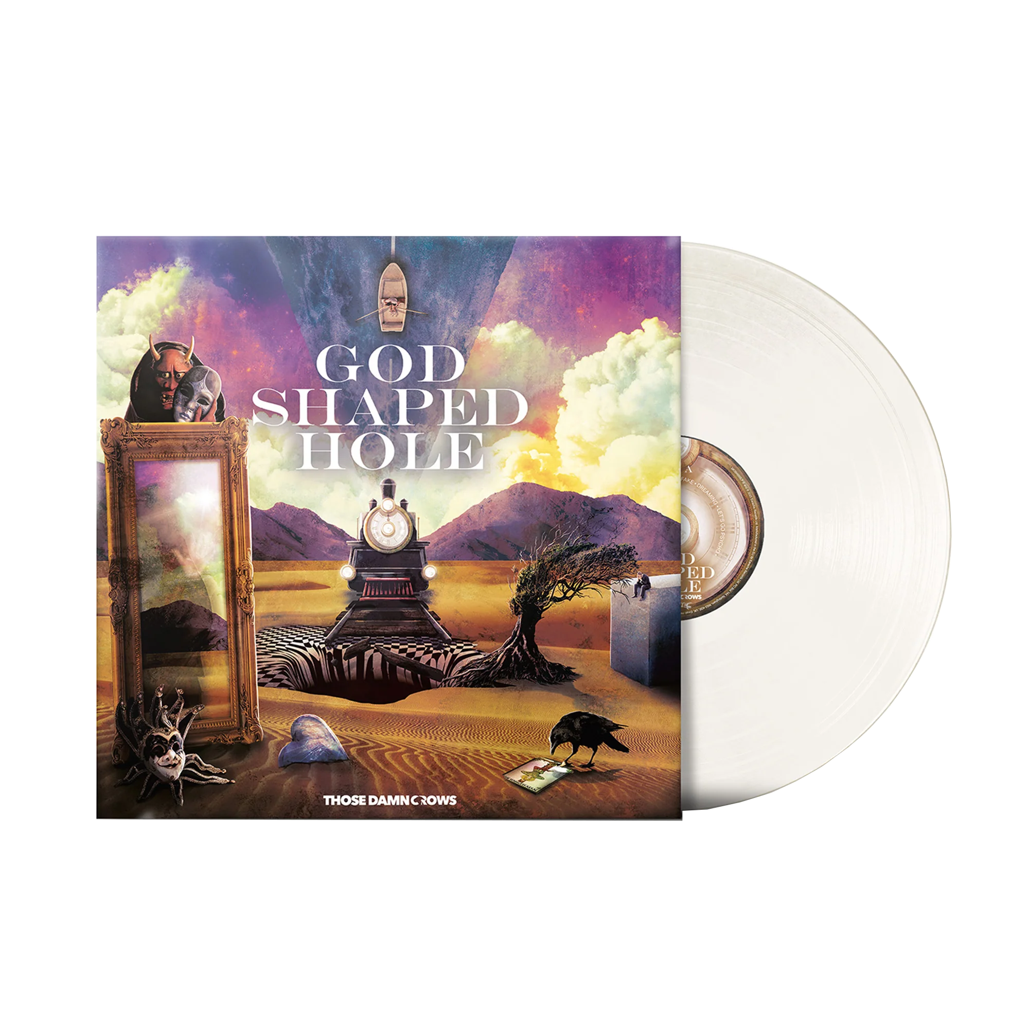 THOSE DAMN CROWS - God Shaped Hole - LP - Clear Vinyl