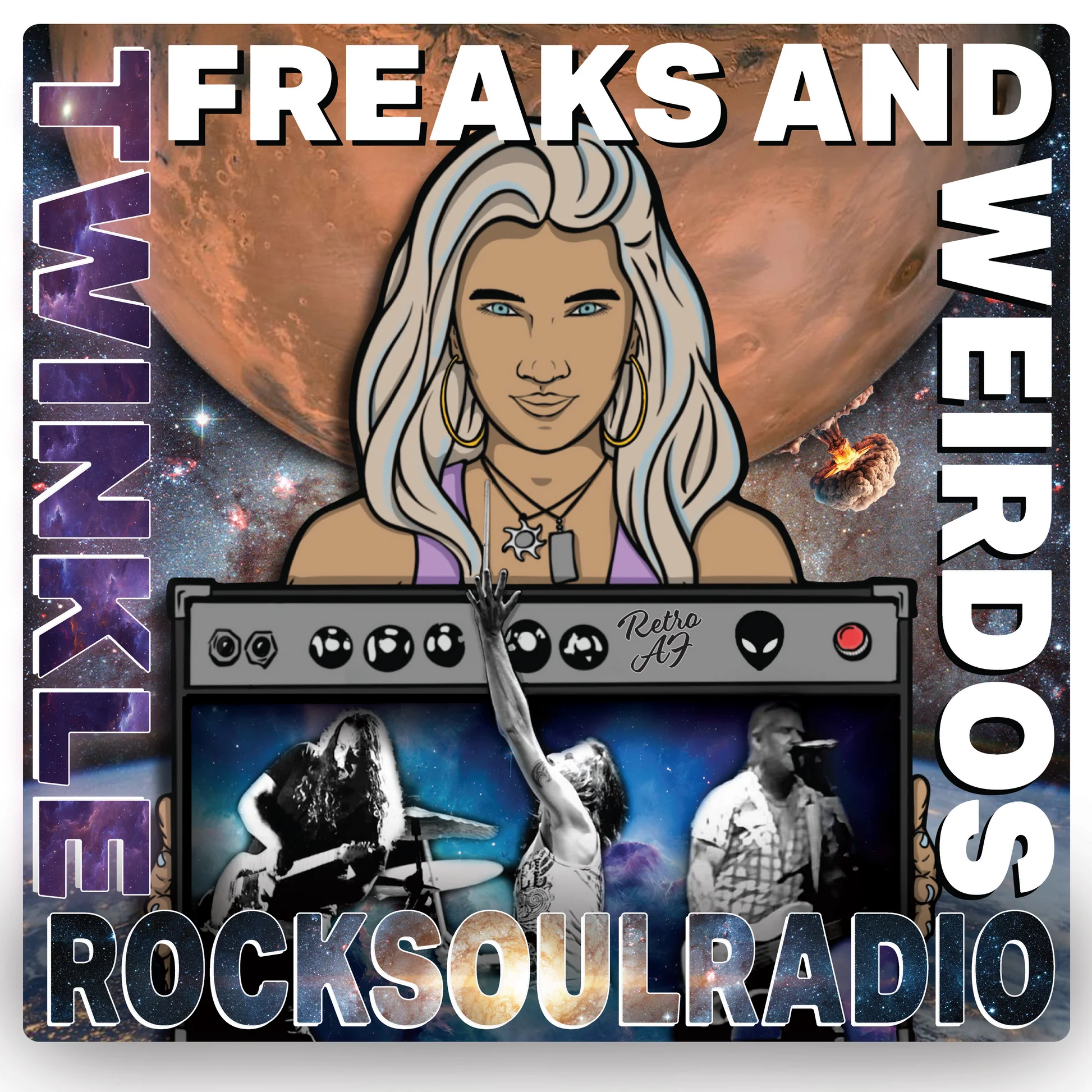 TWINKLE AND ROCK SOUL RADIO - Twinkle - Freaks and Weirdos - LP - Vinyl