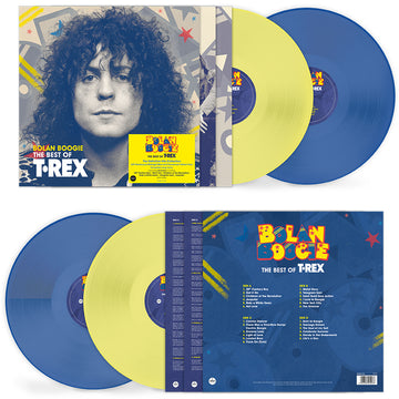 T. REX - Bolan Boogie: The Best Of T. Rex - 2LP - Blue / Yellow Vinyl