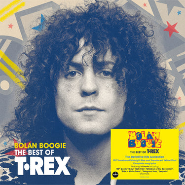T. REX - Bolan Boogie: The Best Of T. Rex - 2LP - Blue / Yellow Vinyl