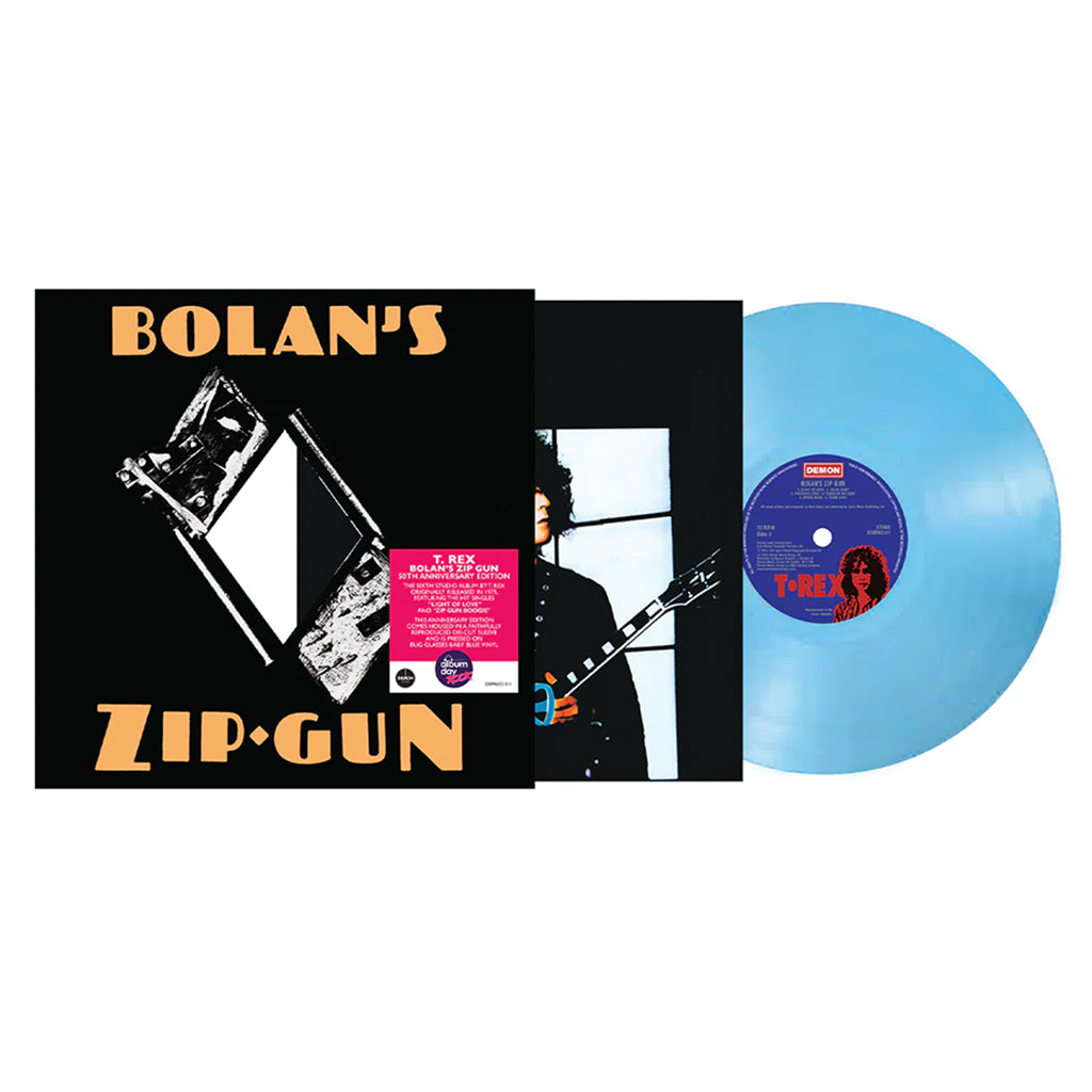 T. REX - Bolan's Zip Gun (50th Anniversary) [National Album Day 2025] - LP - 'Bug Glasses Baby Blue' Colour Vinyl [OCT 18]