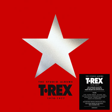 T.REX - The Studio Albums 1970 -1977 (Super Deluxe) - 8LP - Half-Coloured / Half-Black Vinyl Box Set