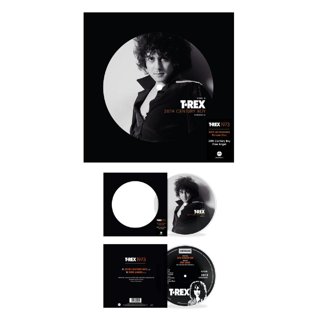 T. REX - 20th Century Boy / Free Angel - 7" (50th Anniversary Collector's Edition) - Picture Disc Vinyl