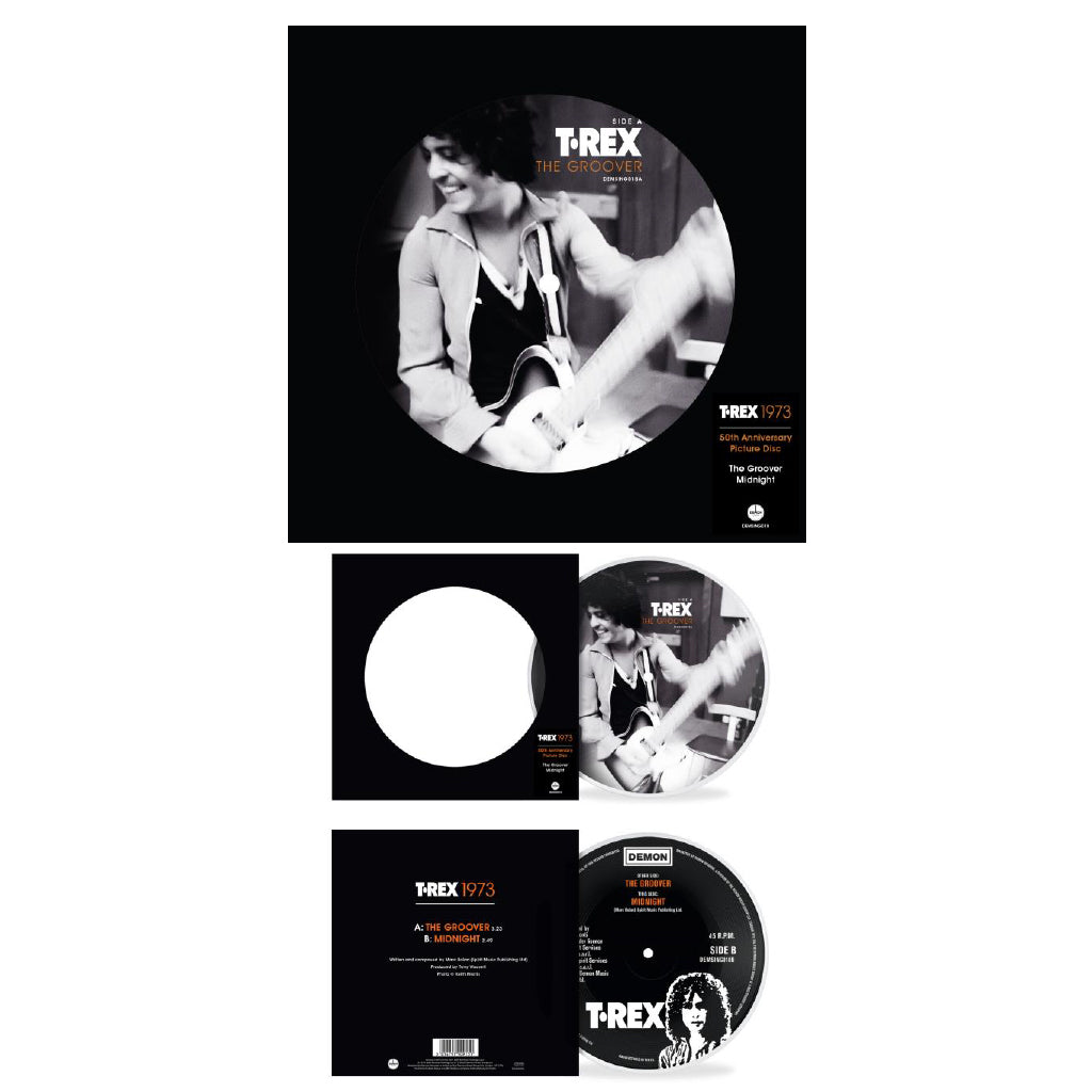 T. REX - The Groover / Midnight - 7" (50th Anniversary Collector's Edition) - Picture Disc Vinyl