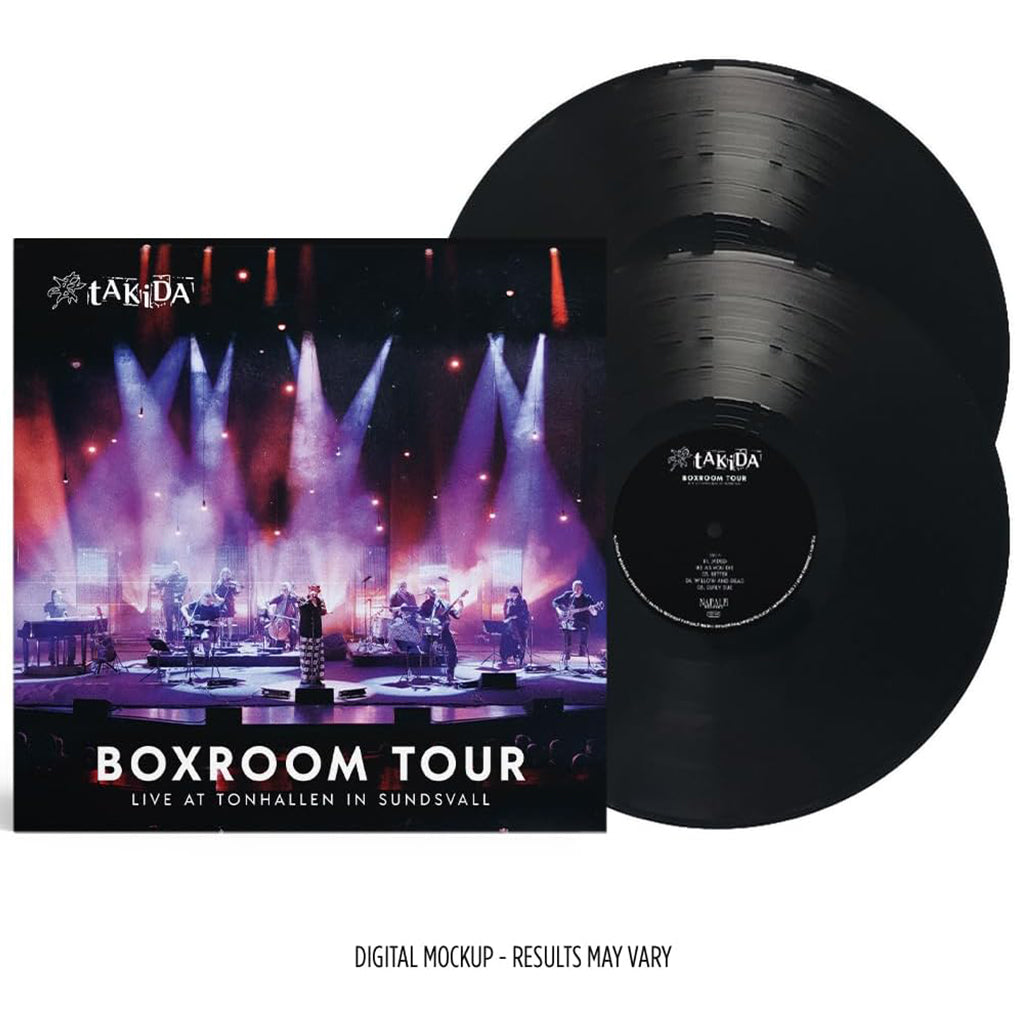 TAKIDA - Boxroom Tour - Live At Tonhallen In Sundsvall - 2LP - Black Vinyl [NOV 28]