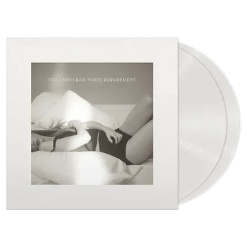 TAYLOR SWIFT - The Tortured Poets Department (with 24-page book-bound jacket) - 2LP - Ghosted White Vinyl
