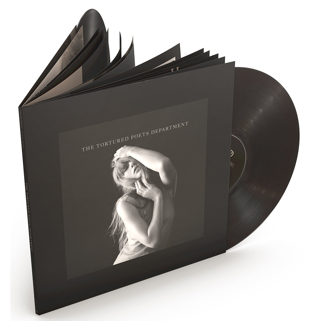 TAYLOR SWIFT - The Tortured Poets Department (Special Edition w/ Bonus Track "The Black Dog") - 2LP - Ink Black Vinyl