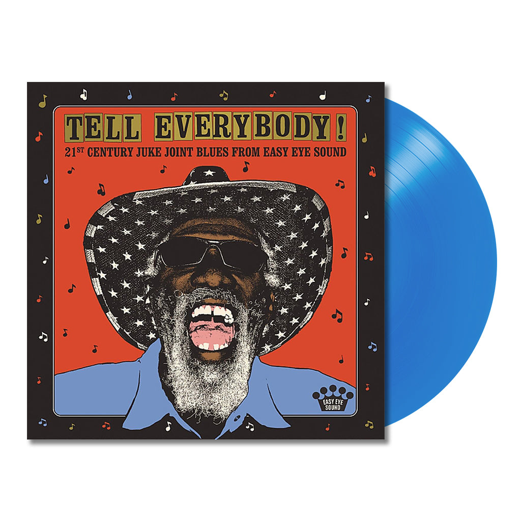 VARIOUS - Tell Everybody! (21st Century Juke Joint Blues From Easy Eye Sound) - LP - Blue Vinyl