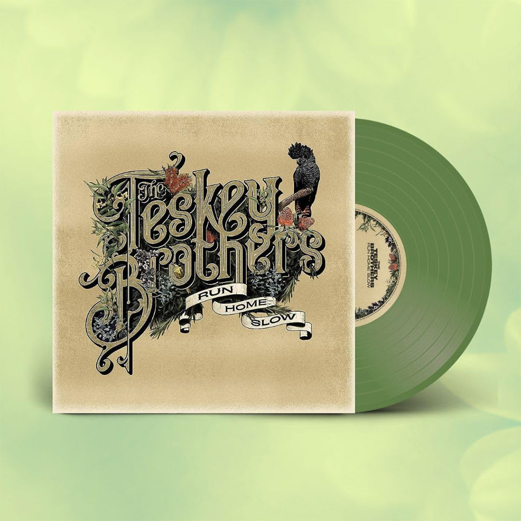 THE TESKEY BROTHERS - Run Home Slow (2023 Reissue) - LP - Transparent Green Vinyl