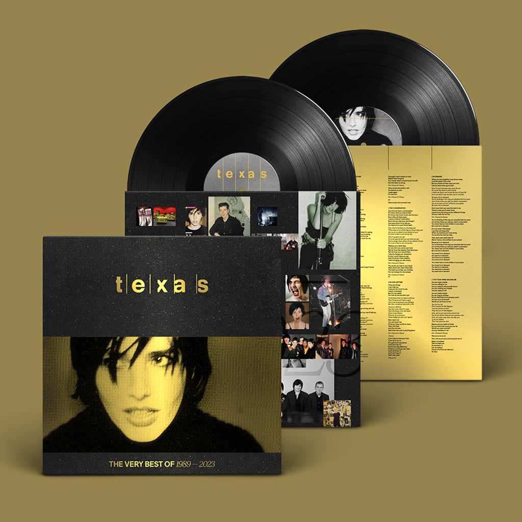 TEXAS - The Very Best Of 1989 - 2023 (in Gold Colour Mirrorboard Sleeve) - 2LP - Black Vinyl