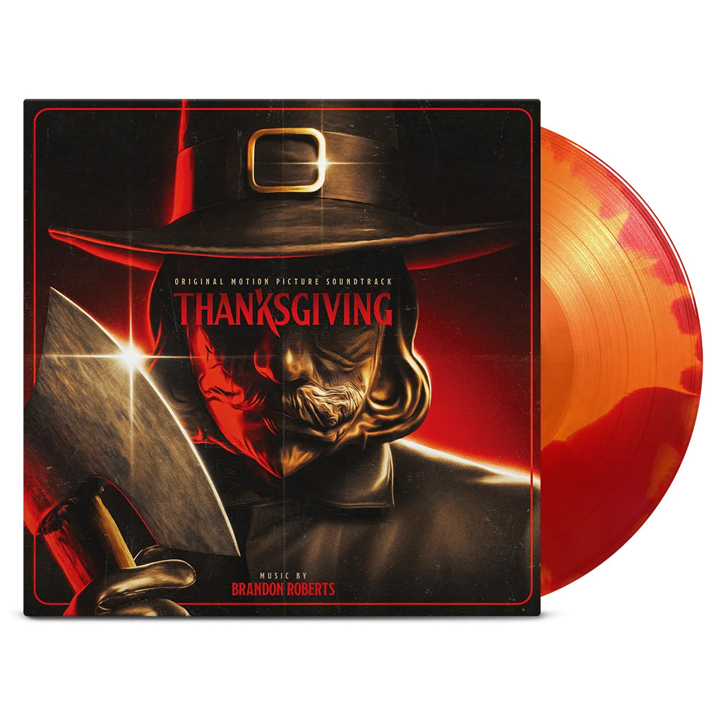 BRANDON ROBERTS - Thanksgiving (Original Soundtrack) - LP - Deluxe 180g Pumpkin and Blood Swirl Coloured Vinyl [MAR 14]