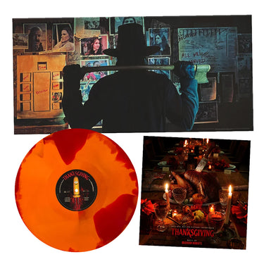 BRANDON ROBERTS - Thanksgiving (Original Soundtrack) - LP - Deluxe 180g Pumpkin and Blood Swirl Coloured Vinyl