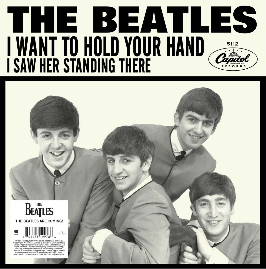 The Beatles - I Wanna Hold Your Hand / I Saw Her Standing There - 7"  [RSD Black Friday 2024]