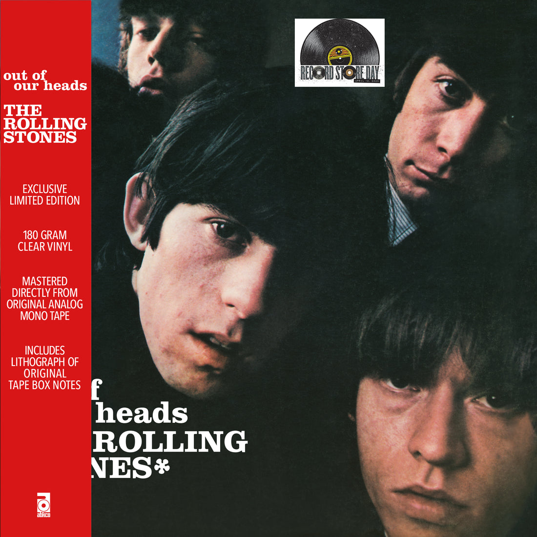 The Rolling Stones - Out of Our Heads (US version) - 1LP - Clear Vinyl  [Record Store Day 2025]