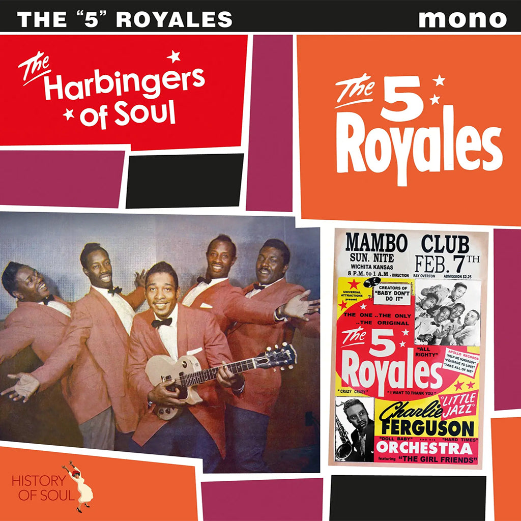 THE "5" ROYALES - The Harbingers Of Soul (Reissue) - LP - Vinyl [JAN 30]