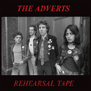 THE ADVERTS - Rehearsal Tape - 12'' EP - Red Vinyl