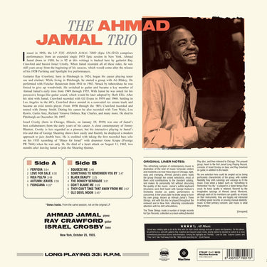 THE AHMAD JAMAL TRIO - The Ahmad Jamal Trio (2023 Waxtime Reissue with 2 Bonus Tracks) - LP - 180g Vinyl [JUN 16]