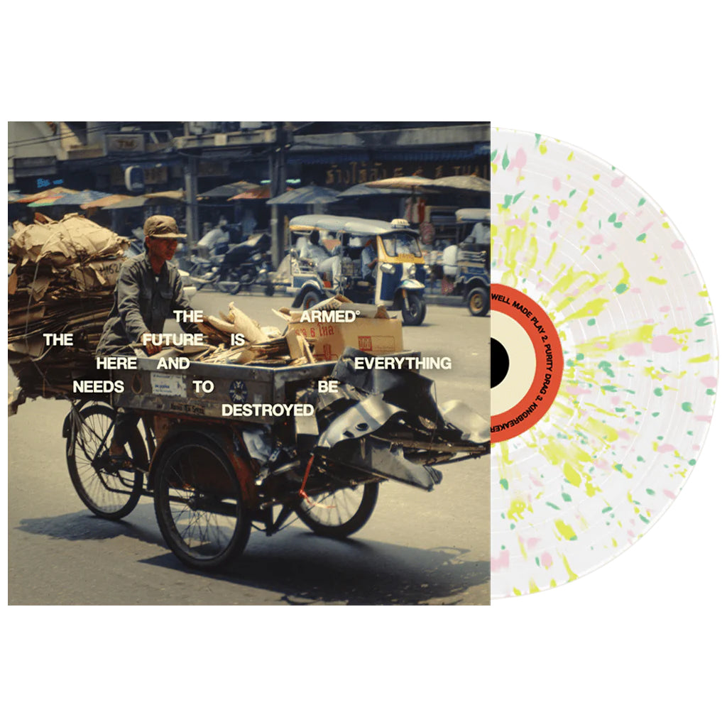 THE ARMED - The Future Is Here And Everything Needs To Be Destroyed - LP - Cloudy Clear w/ Yellow, Green & Pink Splatter Vinyl [AUG 1]