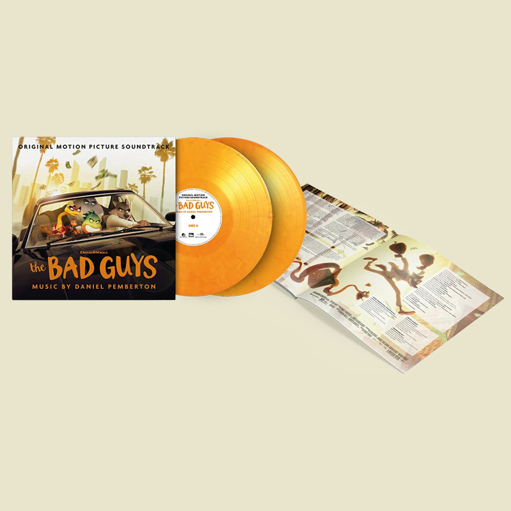 DANIEL PEMBERTON - The Bad Guys (Original Soundtrack) - 2LP - 180g Yellow & Orange Marbled Vinyl [SEP 1]