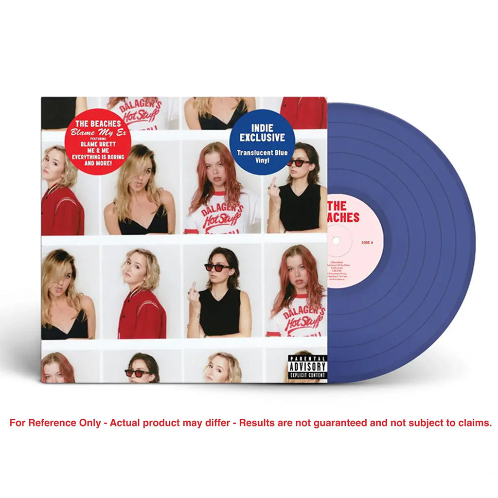 THE BEACHES - Blame My Ex - LP - Translucent Blue Vinyl