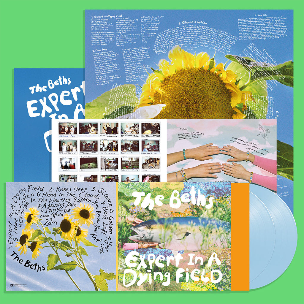 THE BETHS - Expert In A Dying Field (Deluxe Edition with Poster) - 2LP - Gatefold Baby Blue Vinyl