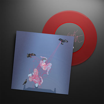 THE BETHS | PICKLE DARLING | CAR SEAT HEADREST - Brand New Colony / We Looked Like Giants (DCFC Covers) - 7'' - Transparent Red Vinyl