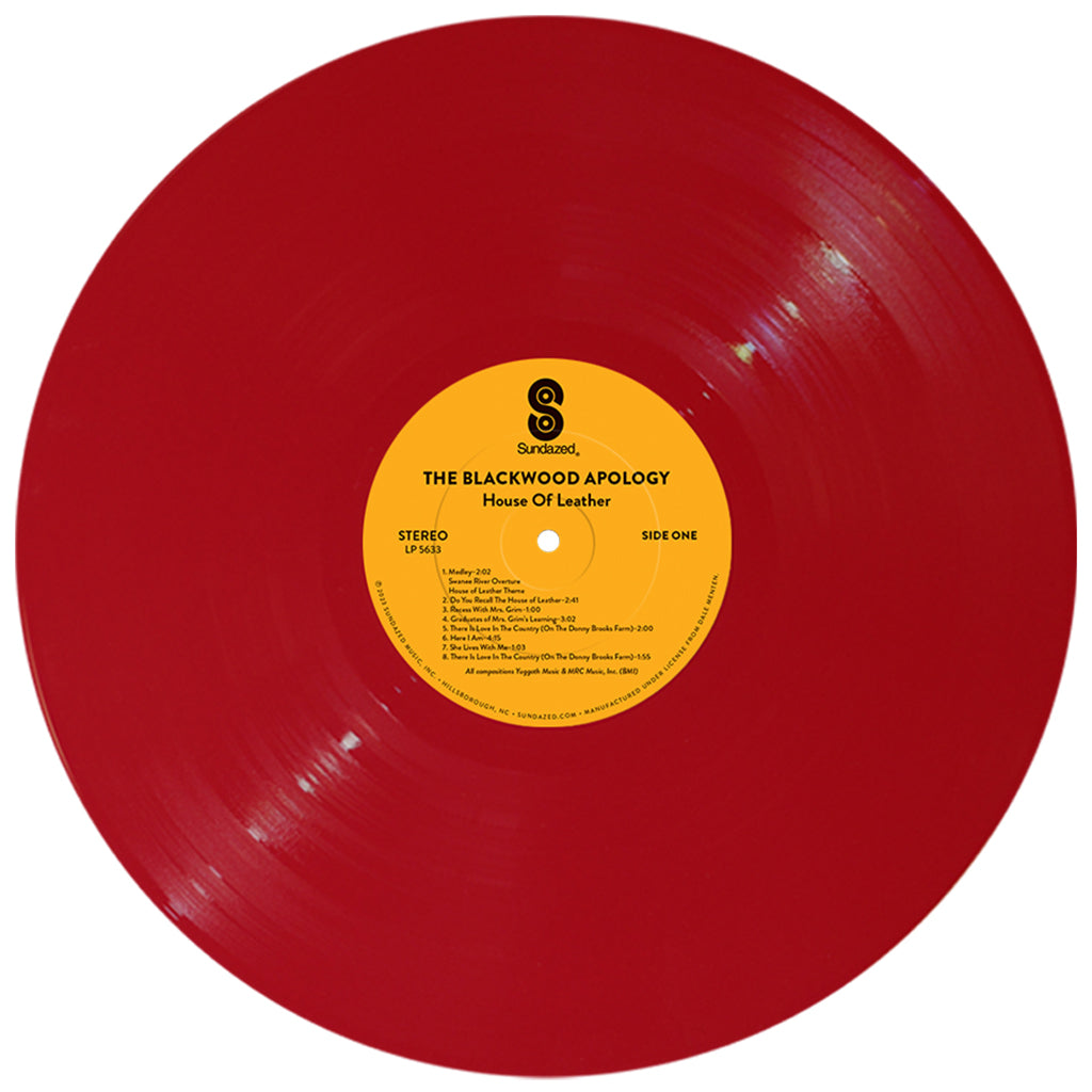 THE BLACKWOOD APOLOGY - House Of Leather (2023 Reissue) - LP - Gatefold Red Vinyl [MAY 26]