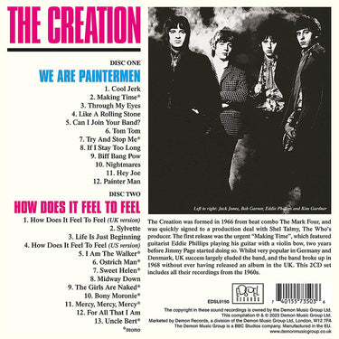 THE CREATION - We Are Paintermen + How Does It Feel To Feel - Deluxe 2CD Set [AUG 11]