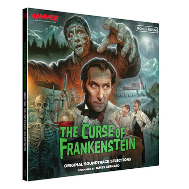 JAMES BERNARD - The Curse Of Frankenstein (Original Soundtrack Selections EP) - 2 x 7'' - Green Coloured Vinyl [MAR 27]