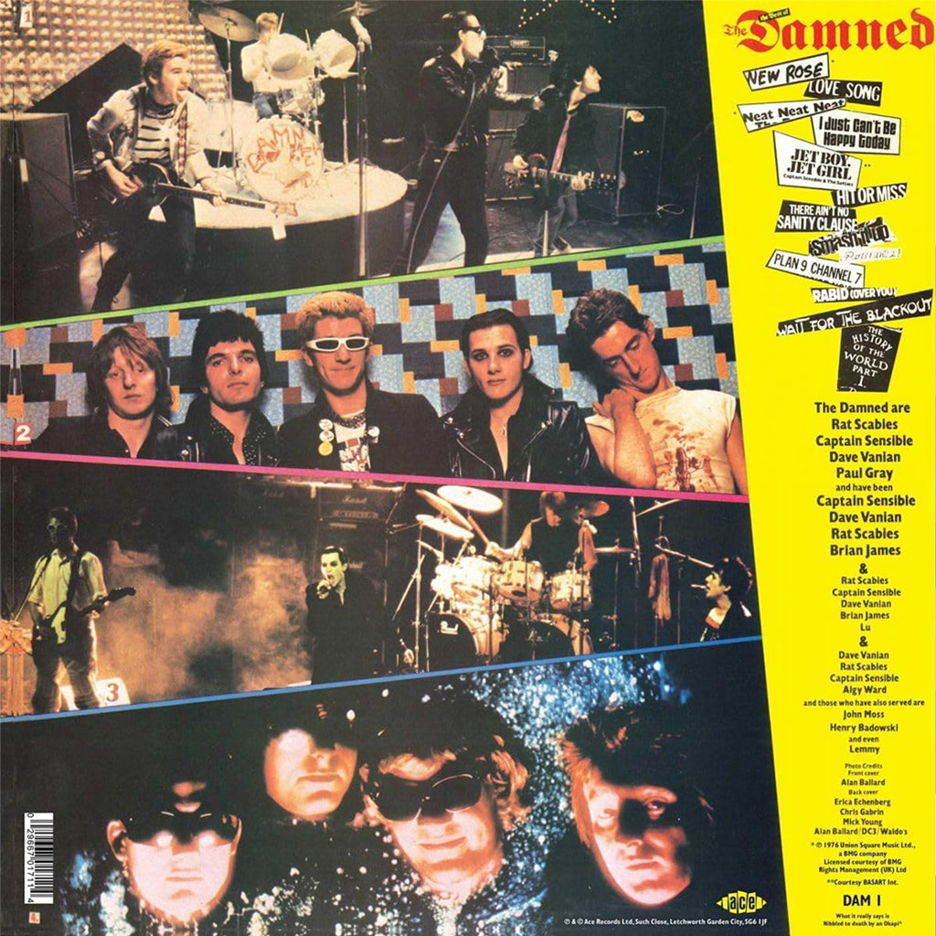 THE DAMNED - The Best Of The Damned (2023 Reissue) - LP - Vinyl