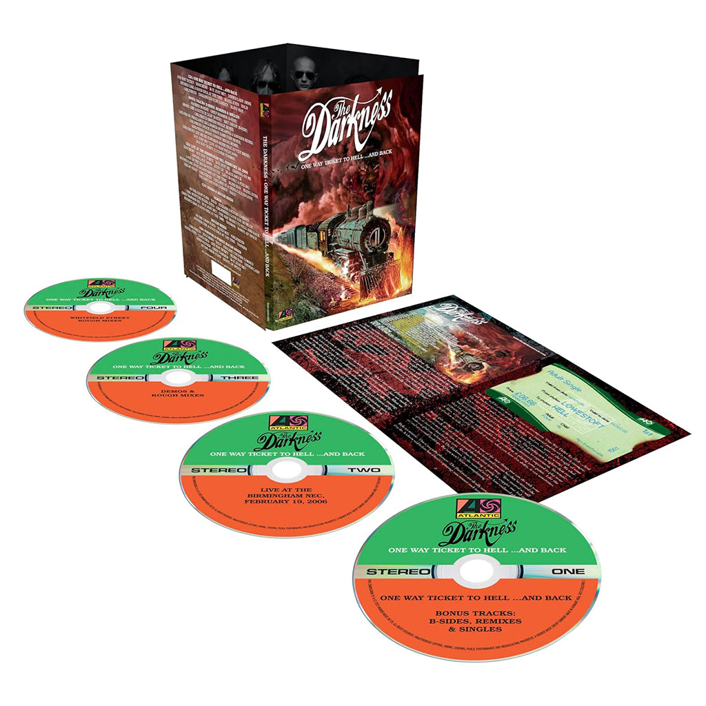 THE DARKNESS - One Way Ticket To Hell...And Back (20th Anniversary Deluxe Edition) - 4CD Set [NOV 28]