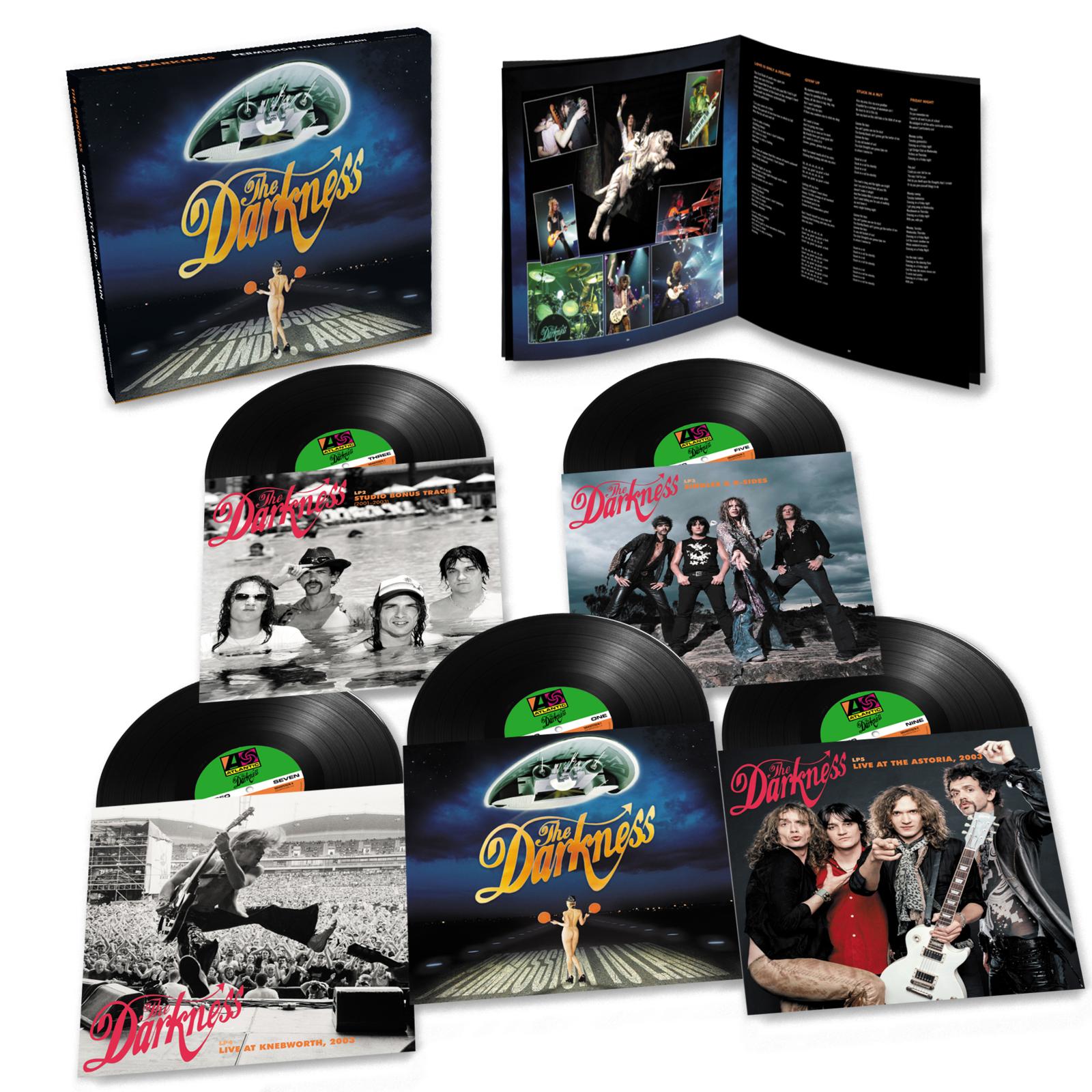 THE DARKNESS - Permission To Land… Again (20th Anniversary Deluxe Edition) - 5LP - Black Vinyl Box Set