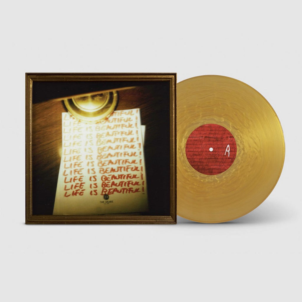 THE DEARS - Life Is Beautiful! Life Is Beautiful! Life Is Beautiful! - LP - Gold Vinyl [NOV 7]