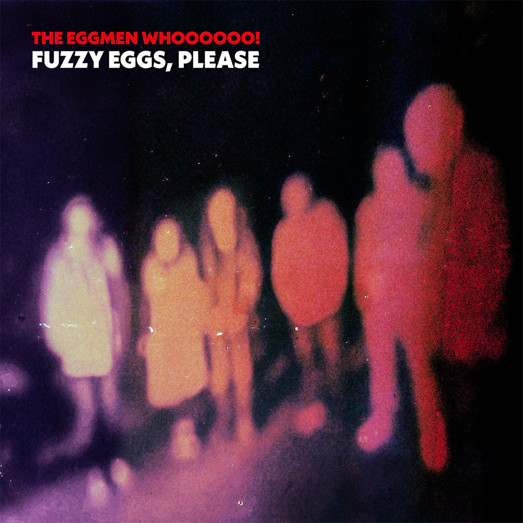 THE EGGMEN WHOOOOOO! - Fuzzy Eggs, Please - LP - White with Red Streaks Vinyl [OCT 25]