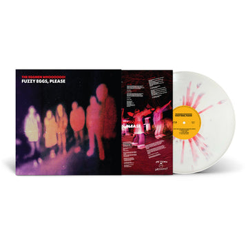THE EGGMEN WHOOOOOO! - Fuzzy Eggs, Please - LP - White with Red Streaks Vinyl [OCT 25]