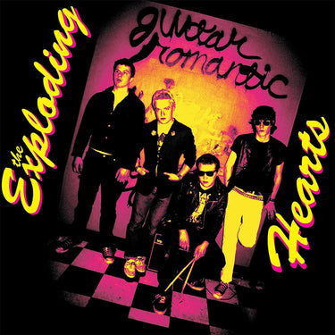 THE EXPLODING HEARTS - Guitar Romantic (20th Anniversary Expanded & Remastered Edition) - LP - Pink & Yellow Wisp Clear Vinyl
