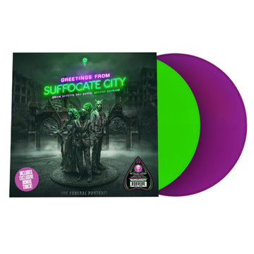 THE FUNERAL PORTRAIT - Greetings From Suffocate City - From Beyond The Abyss: Deluxe Edition - 2LP - Green and Purple Vinyl [DEC 12]
