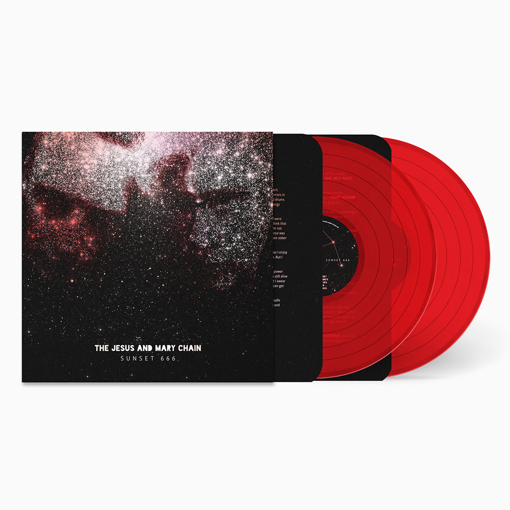 THE JESUS AND MARY CHAIN - Sunset 666 (Live at Hollywood Palladium) - 2LP - 180g Red Vinyl