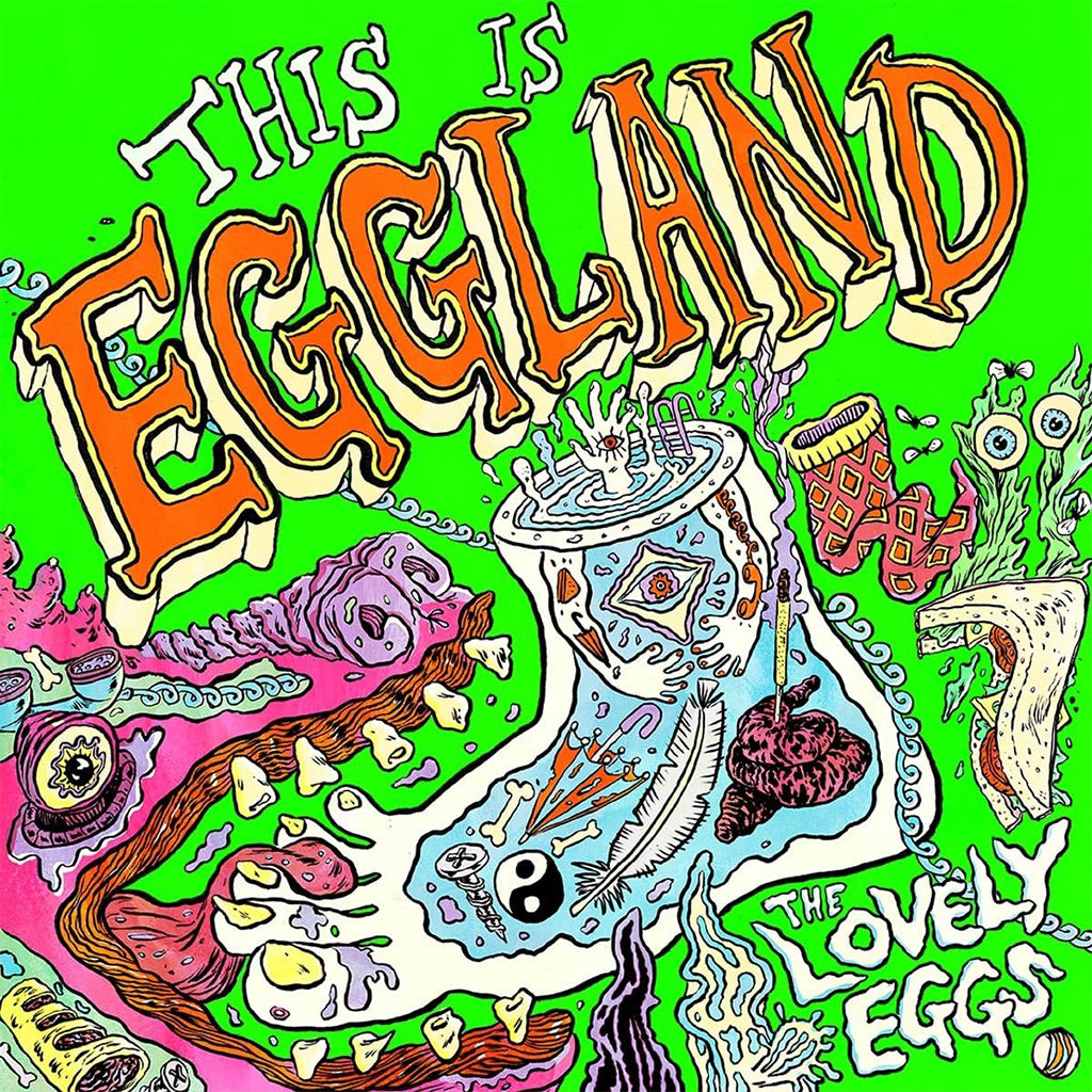 THE LOVELY EGGS - This Is Eggland (Repress w/ Alternative Sleeve) - LP - Neon Green Vinyl