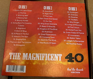 THE MEN THEY COULDN'T HANG - The Magnificent 40 - 40 Years In 40 Songs - 3CD Box Set