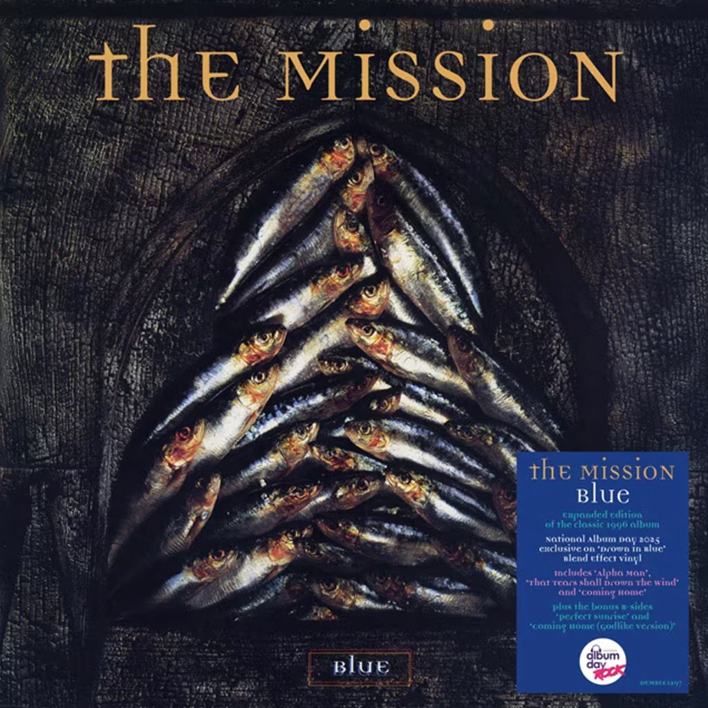 THE MISSION - Blue (Expanded Edition) [National Album Day 2025] - LP - 'Drown In Blue' Colour Vinyl [OCT 18]