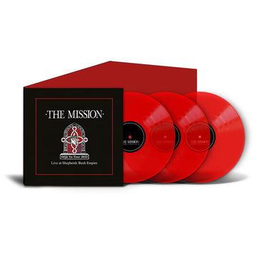 THE MISSION - Deja Vu - Live at Shepherds Bush Empire (Deluxe Edition with Booklet) - 3LP - Red Vinyl