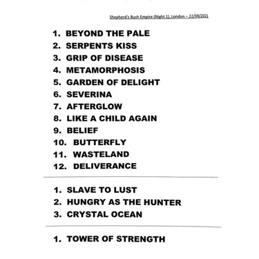 THE MISSION - Deja Vu - Live at Shepherds Bush Empire (Super Deluxe Edition) - 4CD - Hardback Photobook [OCT 20]